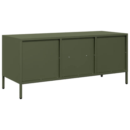 TV Cabinet Olive Green 101,5x39x43,5 cm Cold-rolled Steel