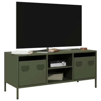 TV Cabinet Olive Green 101,5x39x43,5 cm Cold-rolled Steel