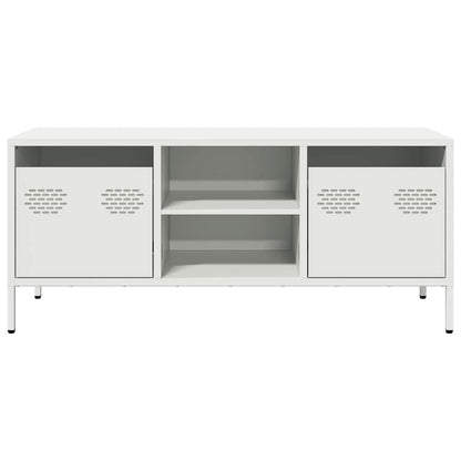TV Cabinet White 101,5x39x43,5 cm Cold-rolled Steel