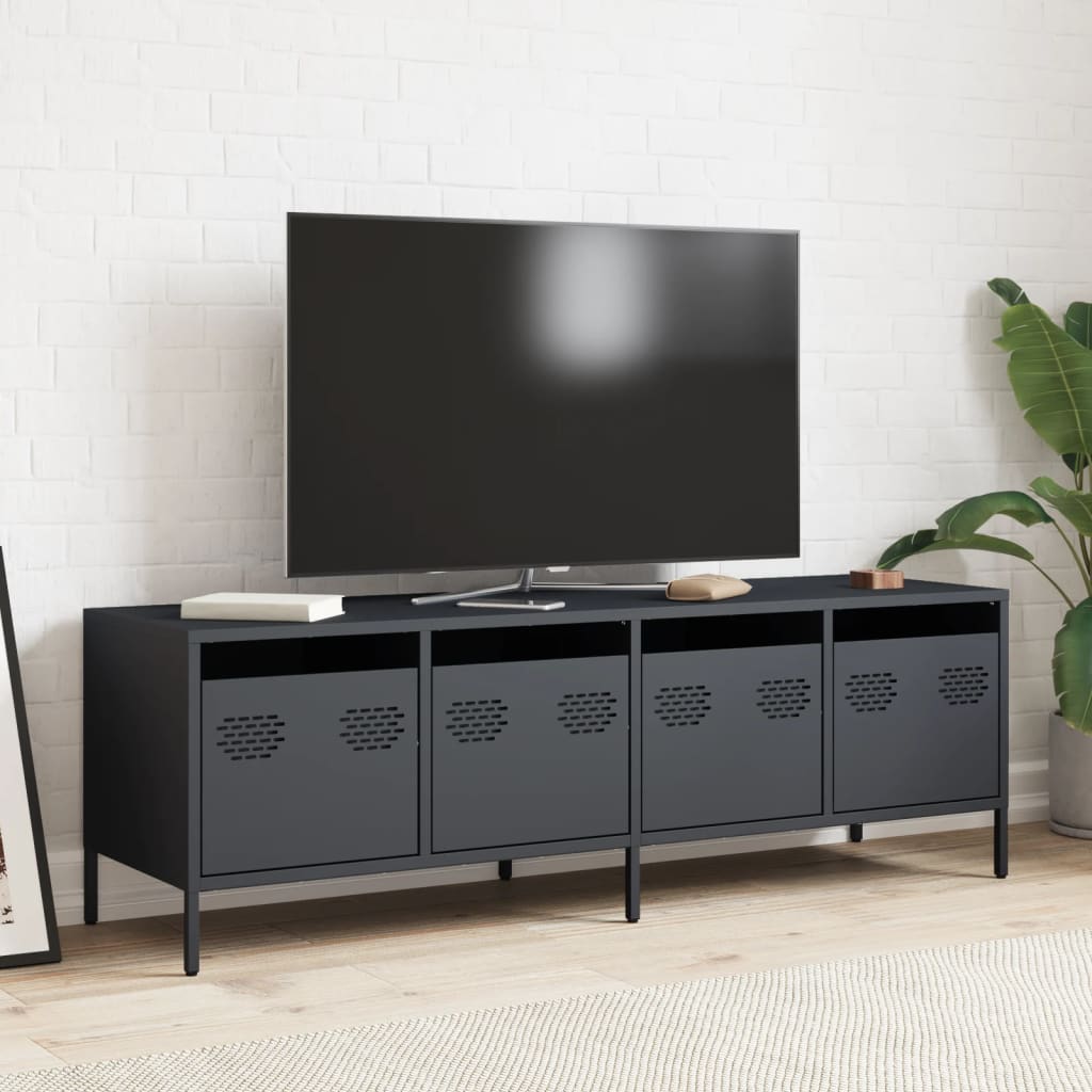 TV Cabinet Anthracite 135x39x43,5 cm Cold-rolled Steel