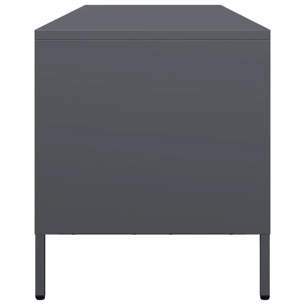 TV Cabinet Anthracite 135x39x43,5 cm Cold-rolled Steel