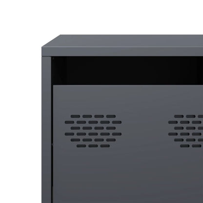 TV Cabinet Anthracite 135x39x43,5 cm Cold-rolled Steel