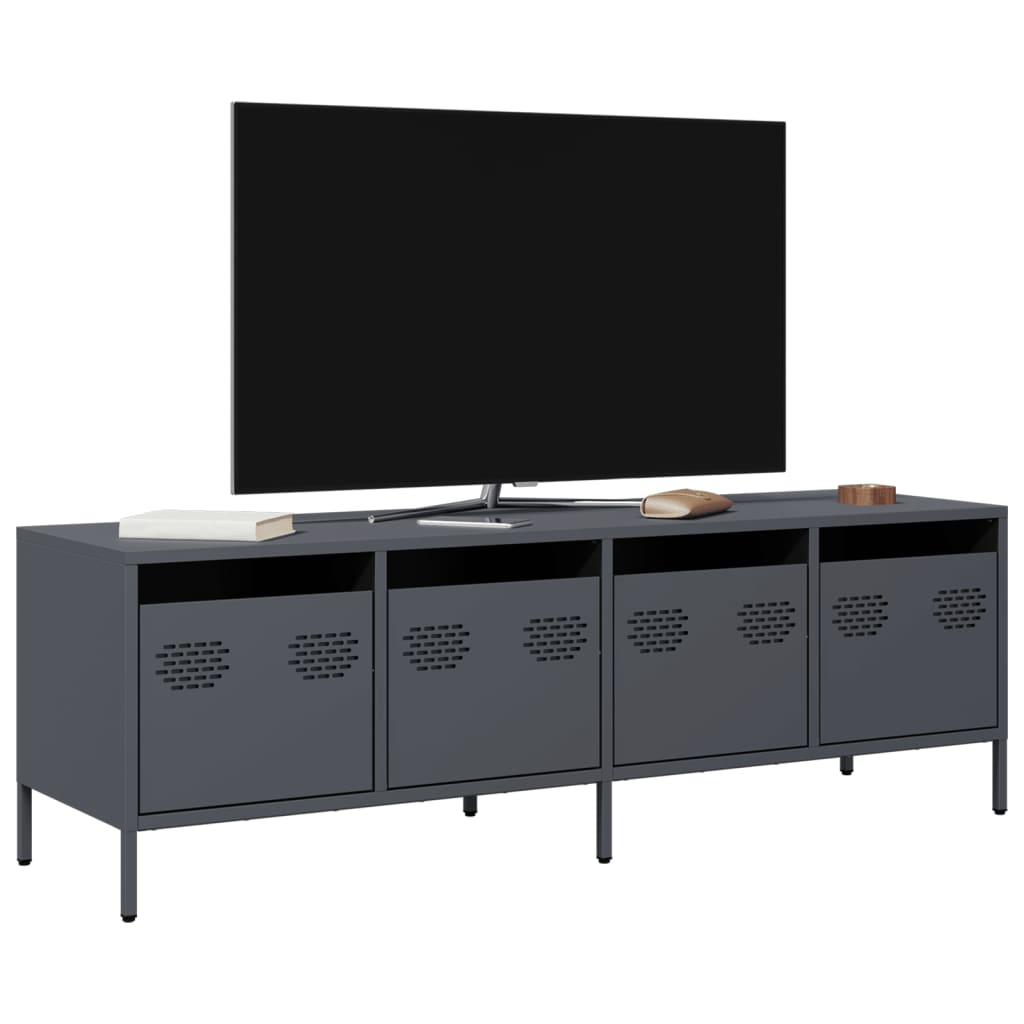 TV Cabinet Anthracite 135x39x43,5 cm Cold-rolled Steel