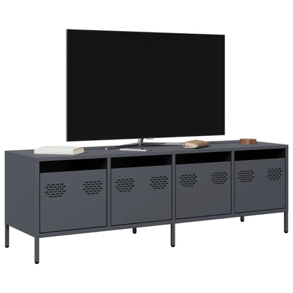 TV Cabinet Anthracite 135x39x43,5 cm Cold-rolled Steel