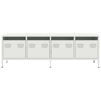 TV Cabinet White 135x39x43,5 cm Cold-rolled Steel