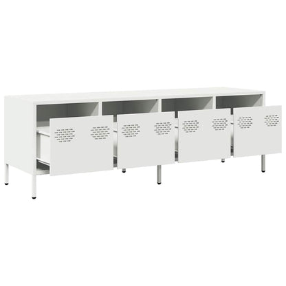 TV Cabinet White 135x39x43,5 cm Cold-rolled Steel