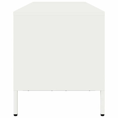 TV Cabinet White 135x39x43,5 cm Cold-rolled Steel