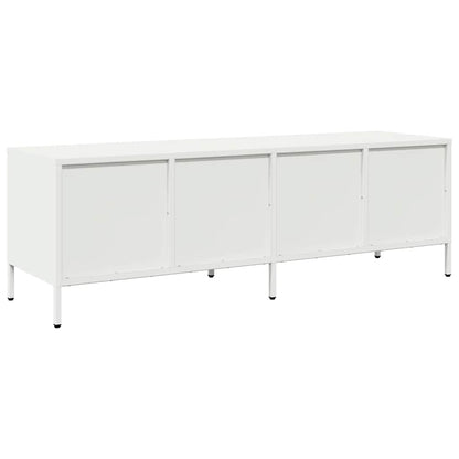 TV Cabinet White 135x39x43,5 cm Cold-rolled Steel