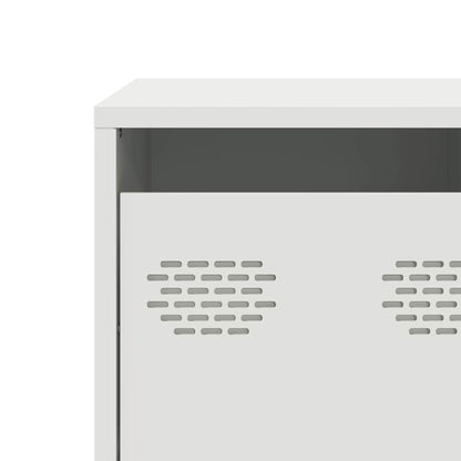 TV Cabinet White 135x39x43,5 cm Cold-rolled Steel
