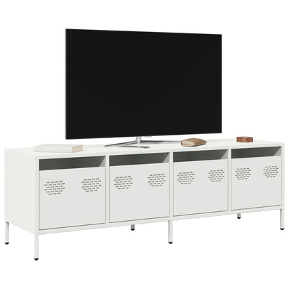 TV Cabinet White 135x39x43,5 cm Cold-rolled Steel