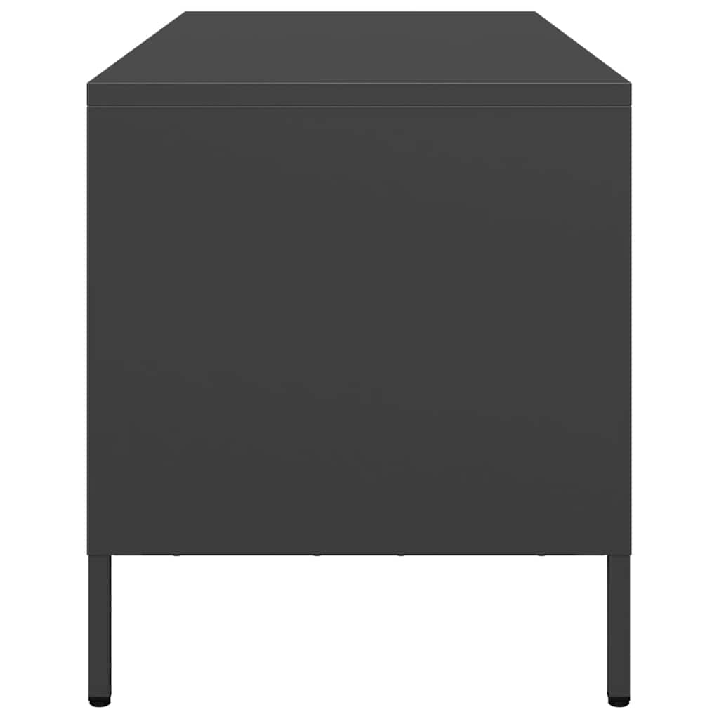 TV Cabinet Black 101,5x39x43,5 cm Cold-rolled Steel