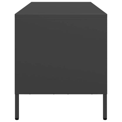 TV Cabinet Black 101,5x39x43,5 cm Cold-rolled Steel