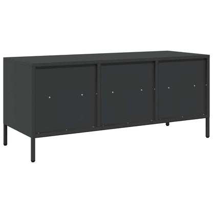 TV Cabinet Black 101,5x39x43,5 cm Cold-rolled Steel