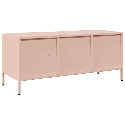 TV Cabinet Pink 101,5x39x43,5 cm Cold-rolled Steel