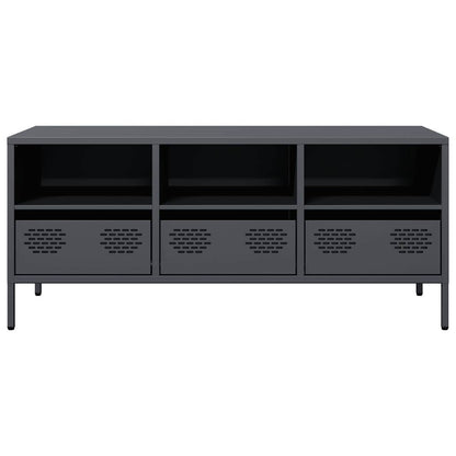 TV Cabinet Anthracite 101,5x39x43,5 cm Cold-rolled Steel