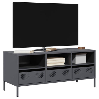 TV Cabinet Anthracite 101,5x39x43,5 cm Cold-rolled Steel