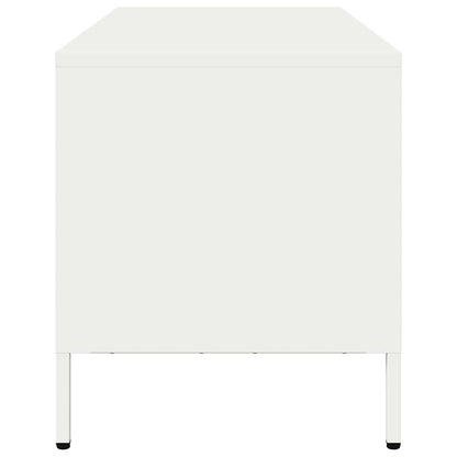 TV Cabinet White 101,5x39x43,5 cm Cold-rolled Steel