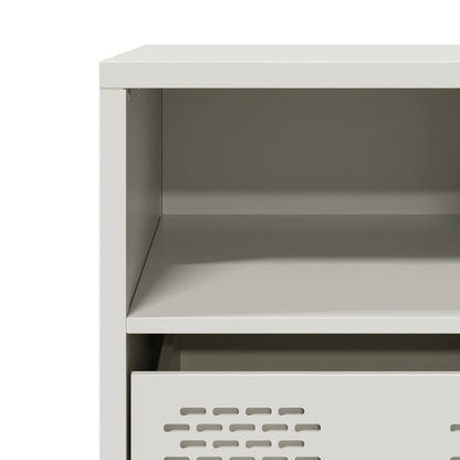 TV Cabinet White 101,5x39x43,5 cm Cold-rolled Steel