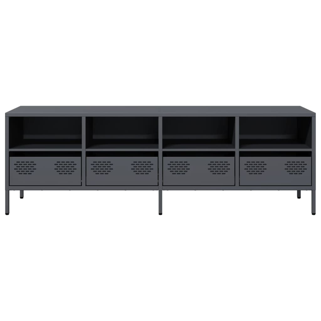 TV Cabinet Anthracite 135x39x43,5 cm Cold-rolled Steel