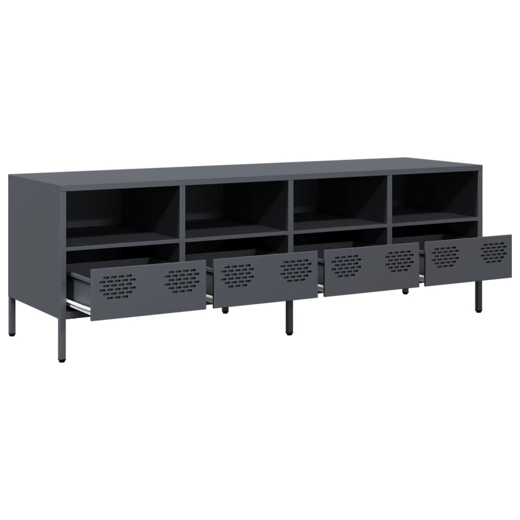 TV Cabinet Anthracite 135x39x43,5 cm Cold-rolled Steel