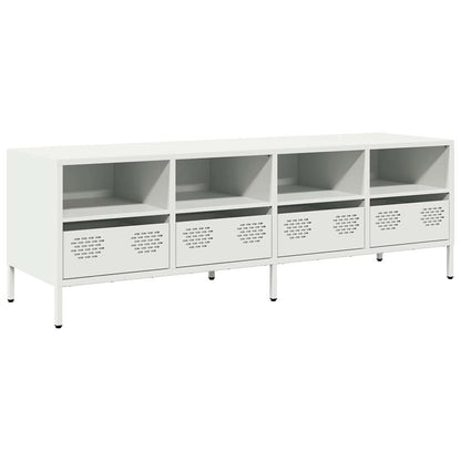 TV Cabinet White 135x39x43,5 cm Cold-rolled Steel
