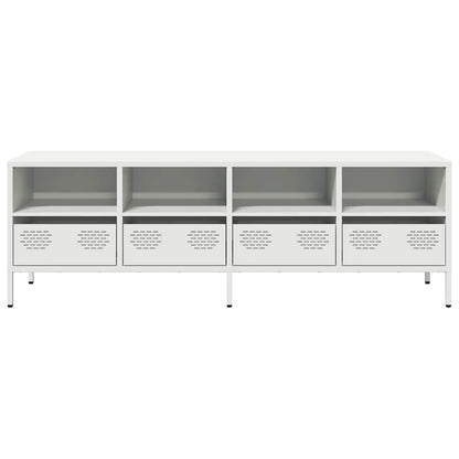 TV Cabinet White 135x39x43,5 cm Cold-rolled Steel