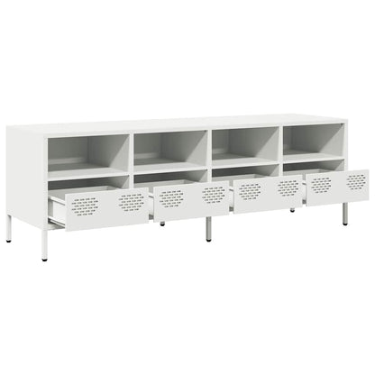 TV Cabinet White 135x39x43,5 cm Cold-rolled Steel