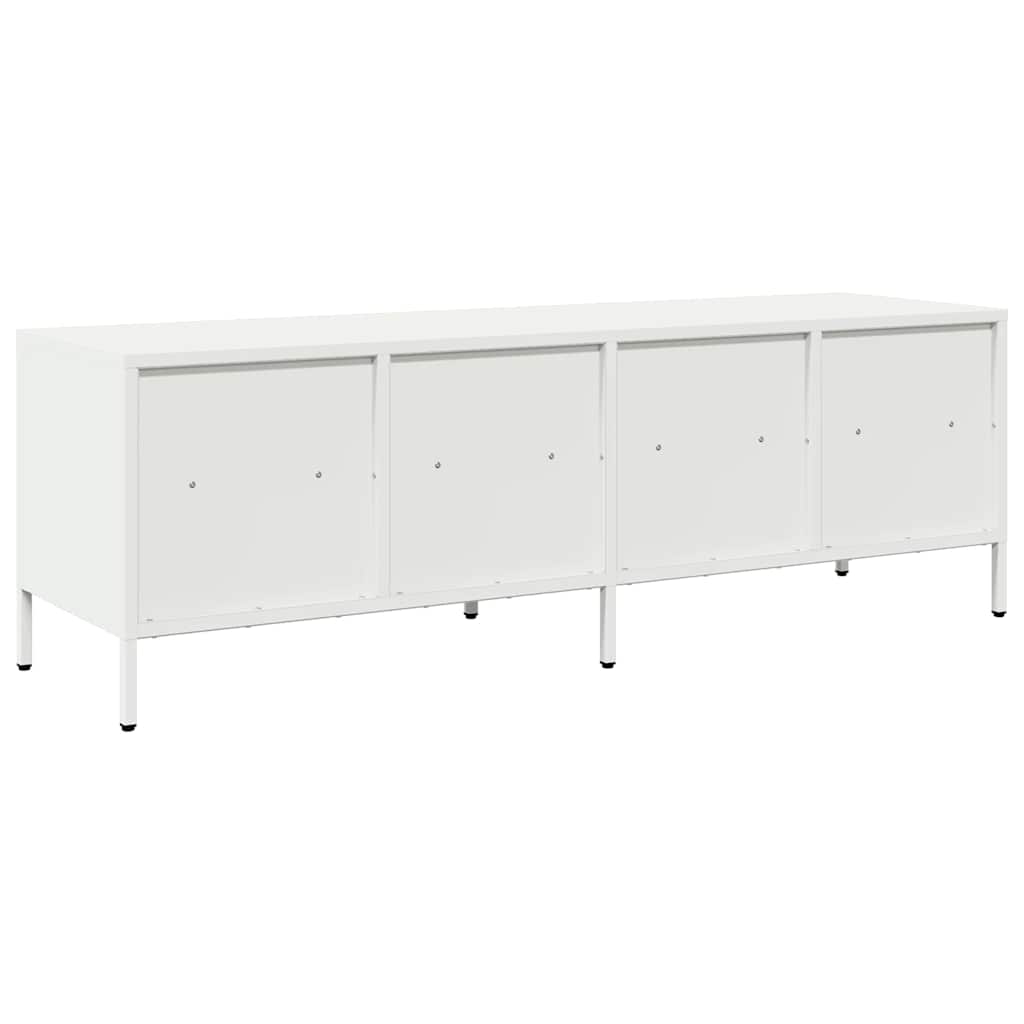 TV Cabinet White 135x39x43,5 cm Cold-rolled Steel