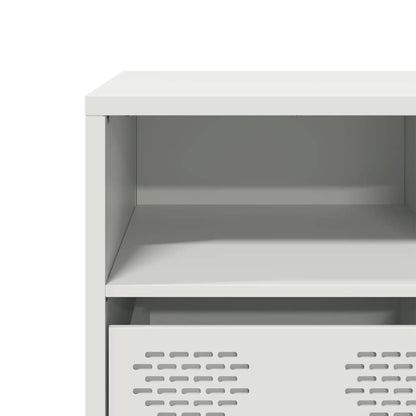 TV Cabinet White 135x39x43,5 cm Cold-rolled Steel
