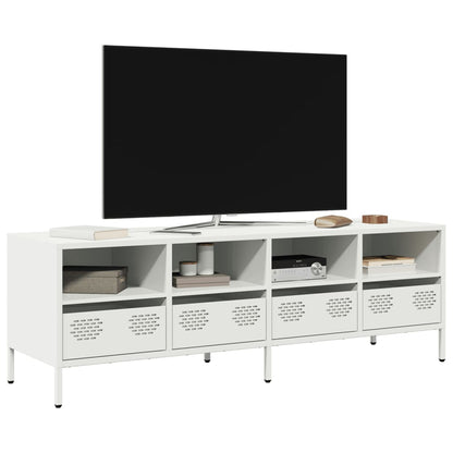 TV Cabinet White 135x39x43,5 cm Cold-rolled Steel