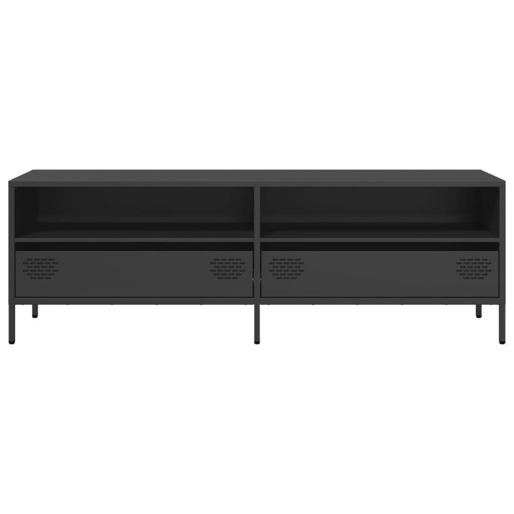 TV Cabinet Black 135x39x43,5 cm Cold-rolled Steel