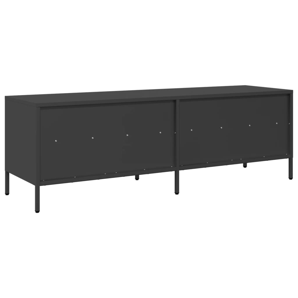 TV Cabinet Black 135x39x43,5 cm Cold-rolled Steel