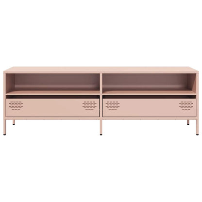 TV Cabinet Pink 135x39x43,5 cm Cold-rolled Steel