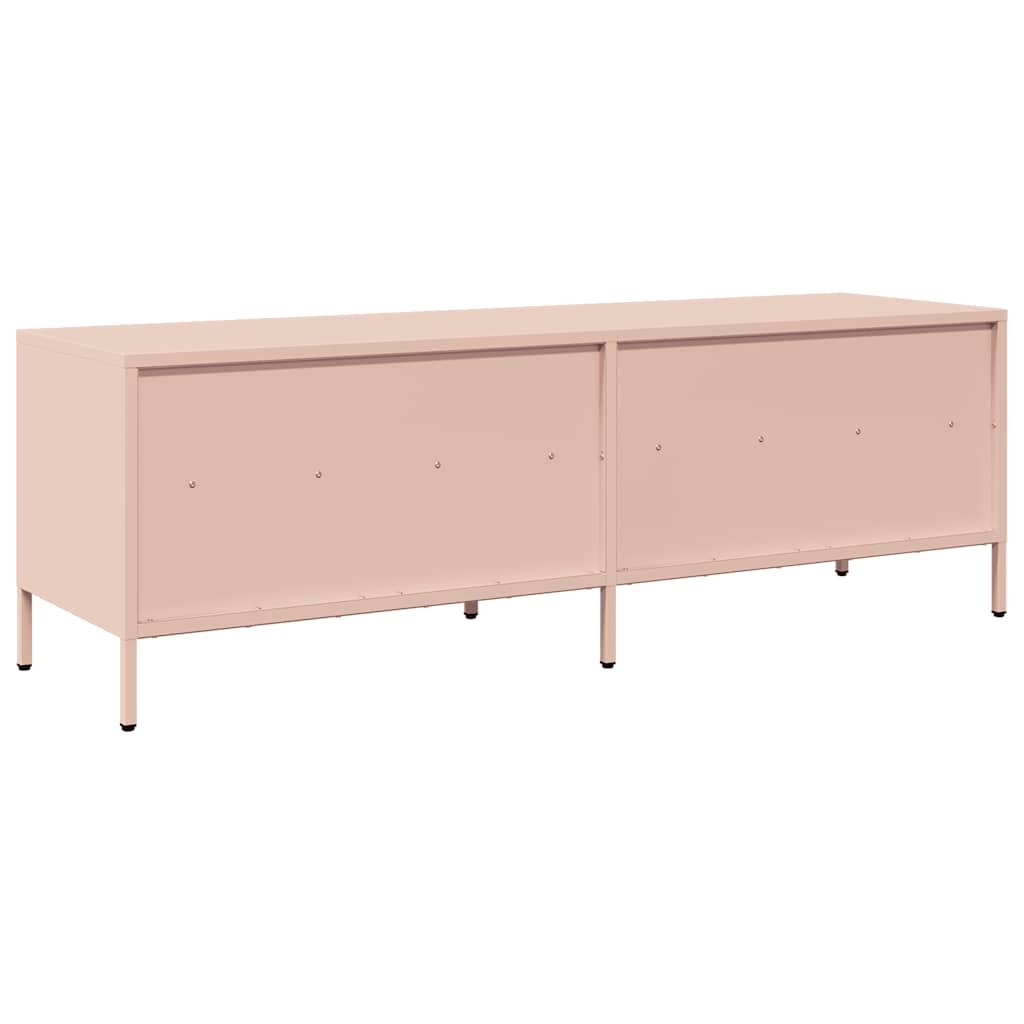 TV Cabinet Pink 135x39x43,5 cm Cold-rolled Steel