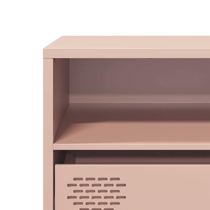 TV Cabinet Pink 135x39x43,5 cm Cold-rolled Steel