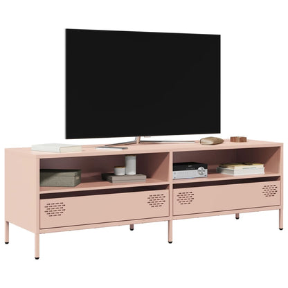 TV Cabinet Pink 135x39x43,5 cm Cold-rolled Steel