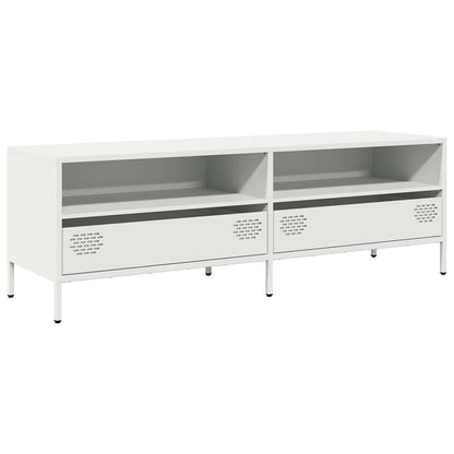 TV Cabinet White 135x39x43,5 cm Cold-rolled Steel