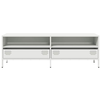 TV Cabinet White 135x39x43,5 cm Cold-rolled Steel