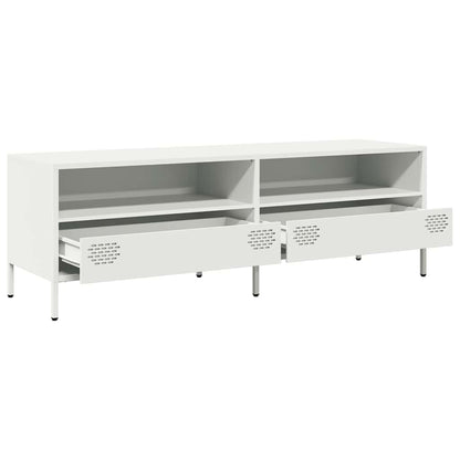TV Cabinet White 135x39x43,5 cm Cold-rolled Steel
