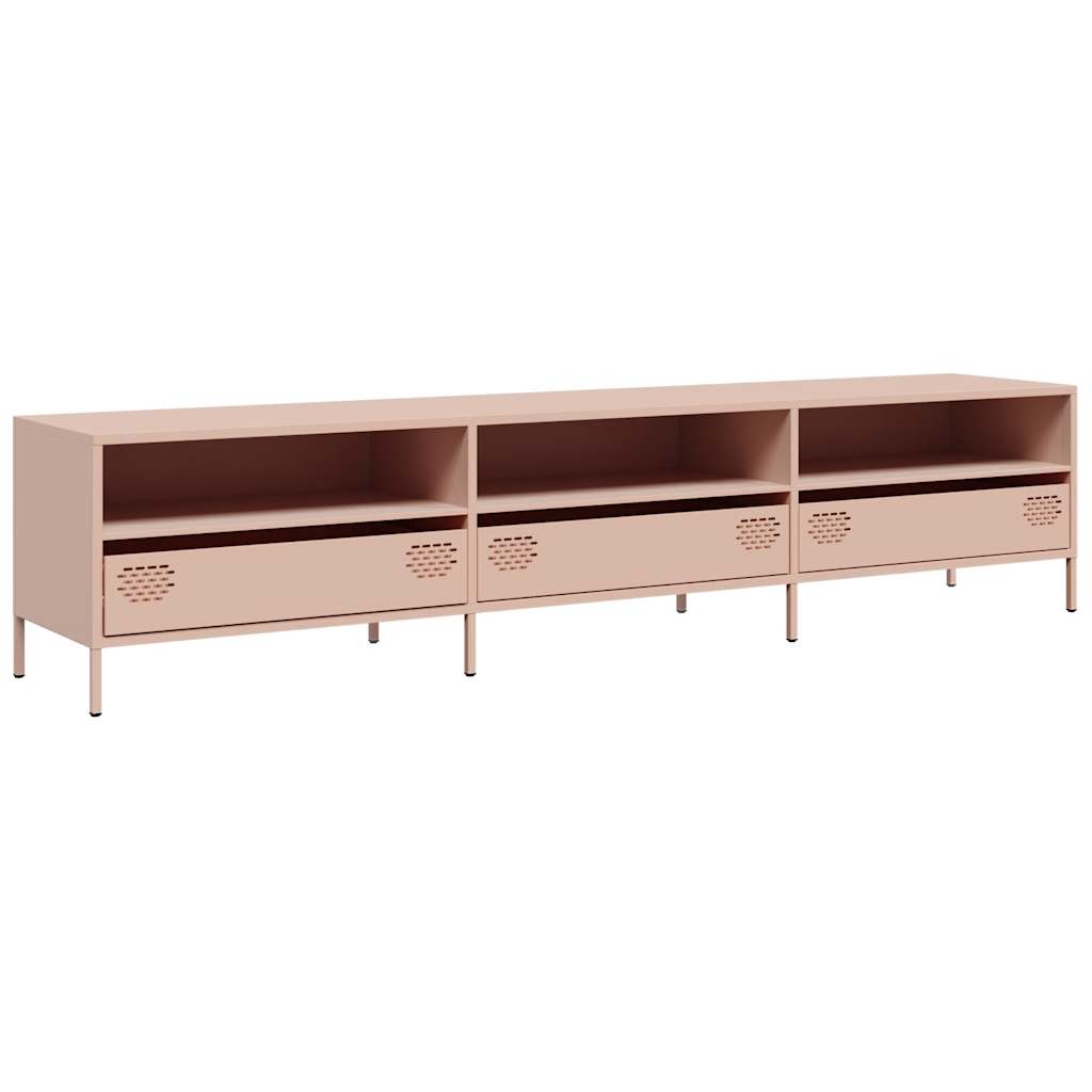 TV Cabinet Pink 202x39x43,5 cm Cold-rolled Steel