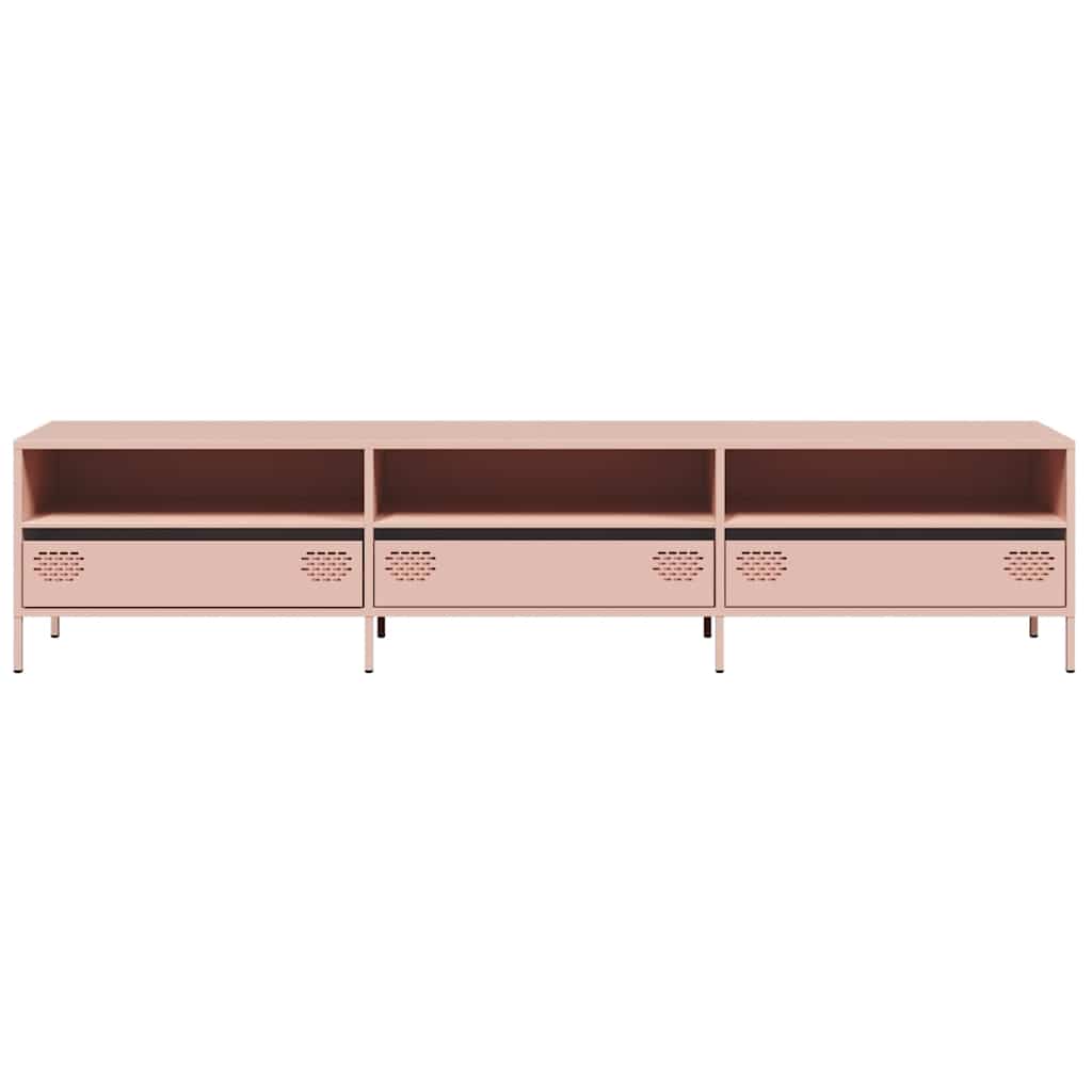 TV Cabinet Pink 202x39x43,5 cm Cold-rolled Steel