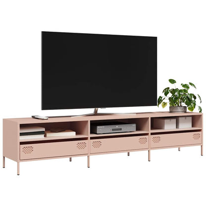 TV Cabinet Pink 202x39x43,5 cm Cold-rolled Steel