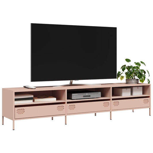 TV Cabinet Pink 202x39x43,5 cm Cold-rolled Steel