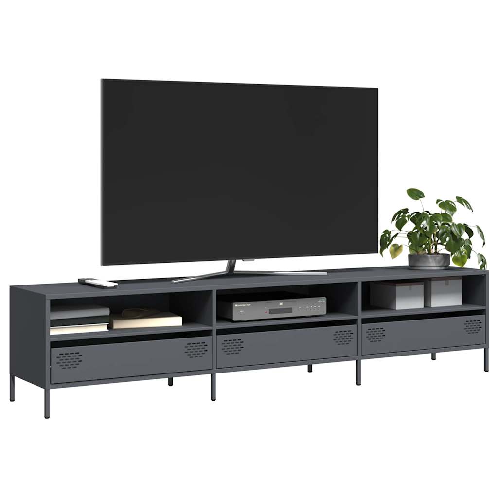 TV Cabinet Anthracite 202x39x43,5 cm Cold-rolled Steel