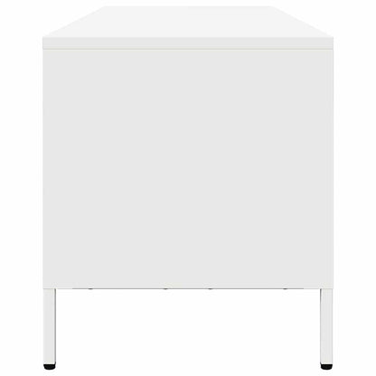 TV Cabinet White 202x39x43,5 cm Cold-rolled Steel