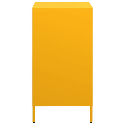 Sideboard Mustard Yellow 35x39x73.5 cm Cold-rolled Steel