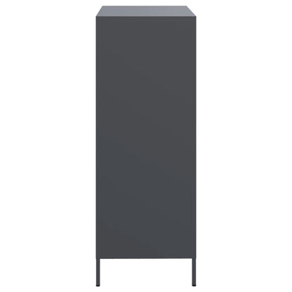 Highboard Anthracite 68x39x103.5 cm Steel