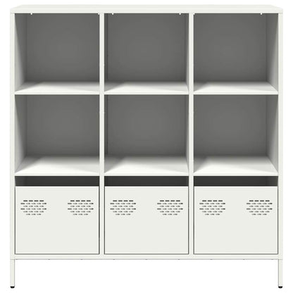 Highboard White 101.5x39x103.5 cm Steel