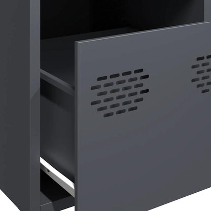 Highboard Anthracite 39x35x103.5 cm Steel