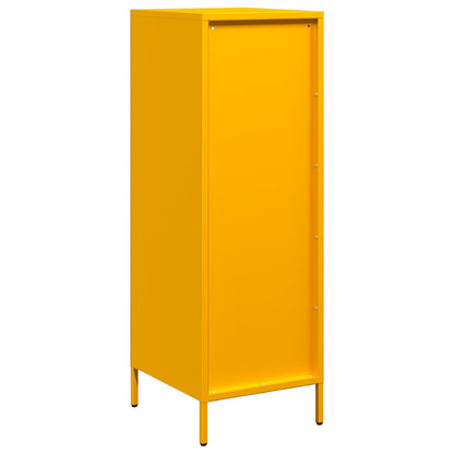 Highboard Mustard Yellow 39x35x103,5 cm Steel